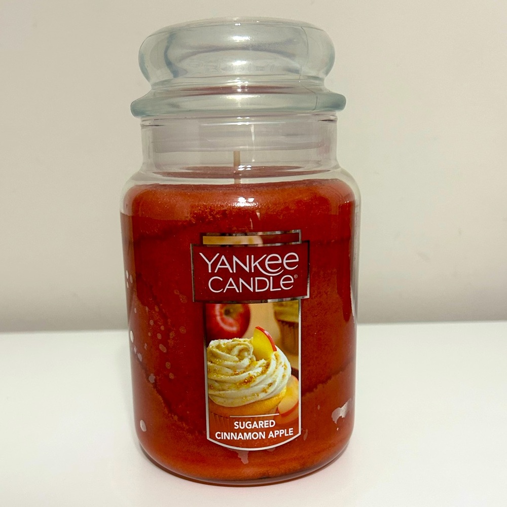 Yankee Candle Sugared Cinnamon‎ Apple Jar